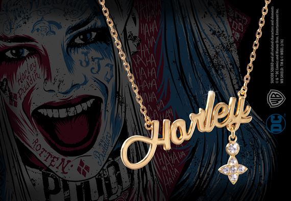 Harley Quinn Loves The Joker Necklace Set