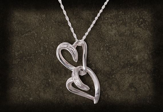 Entwined Hearts Necklace